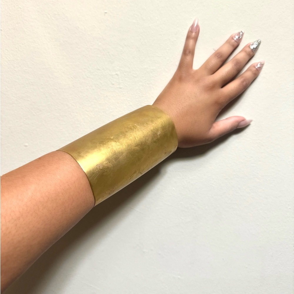 Moroccan Gold Arm Cuff Bracelets